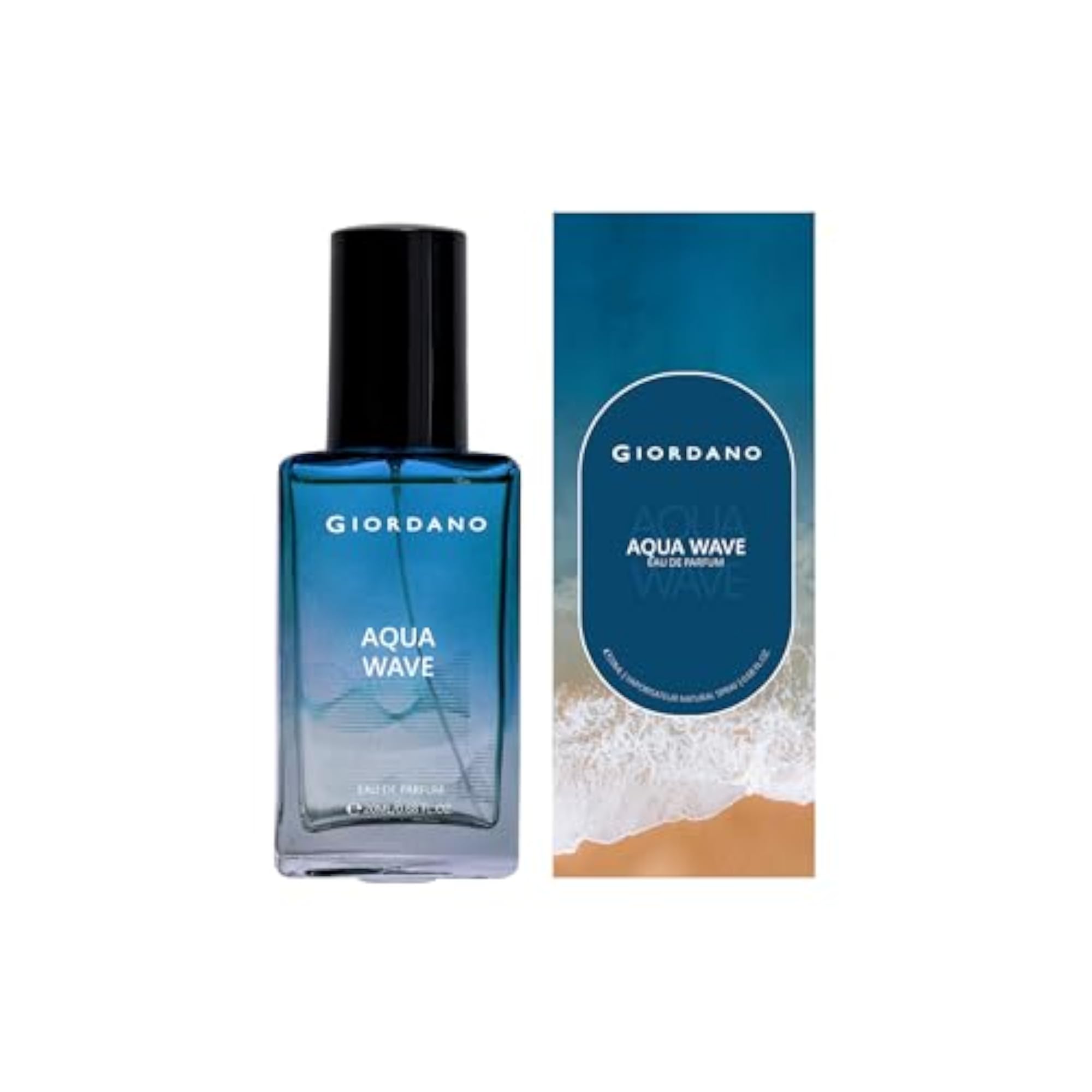 Men's Giordano Aqua Wave Eau de Parfum 20ml, Refreshing Oceanic Scent